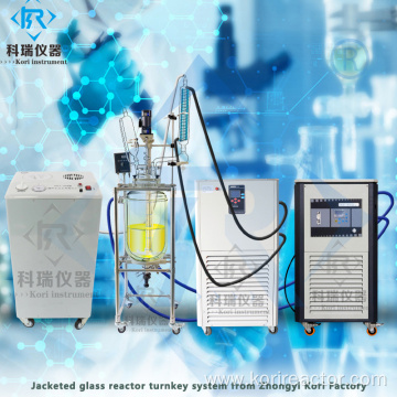 Digital Stirred glass reactor for mixing stirring